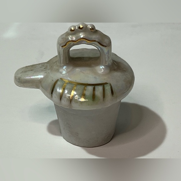 Lustreware 1950s Iridescent German Lusterware Porcelain Vinegar Decanter 2895 - Picture 12 of 14